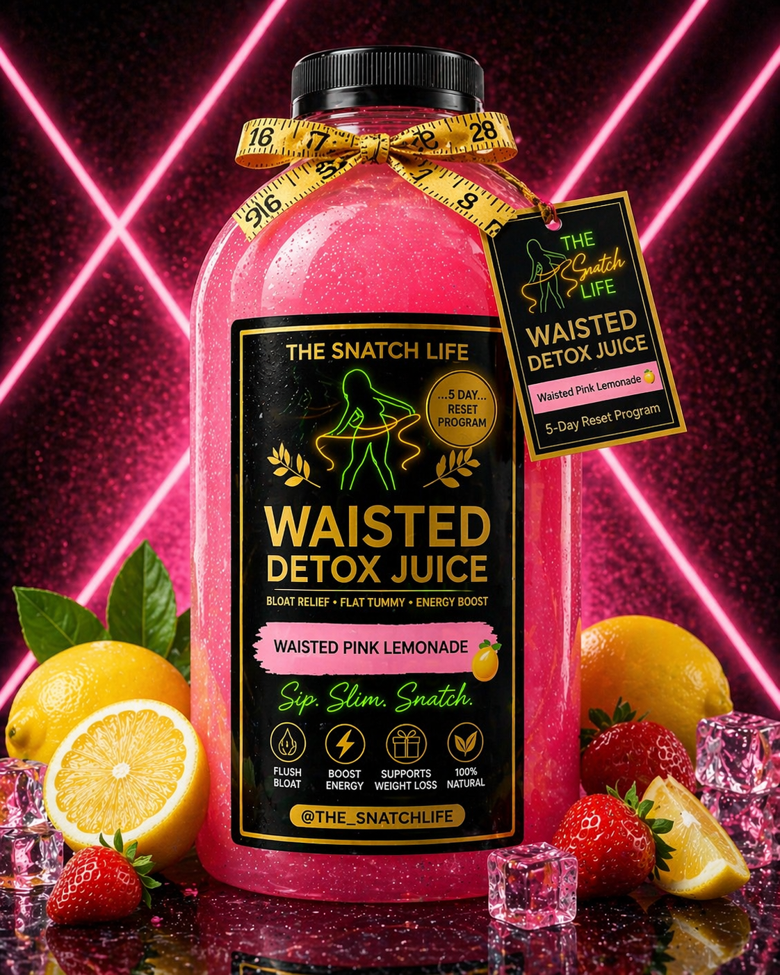 Waisted Detox β Pink Lemon Glow πΈπ