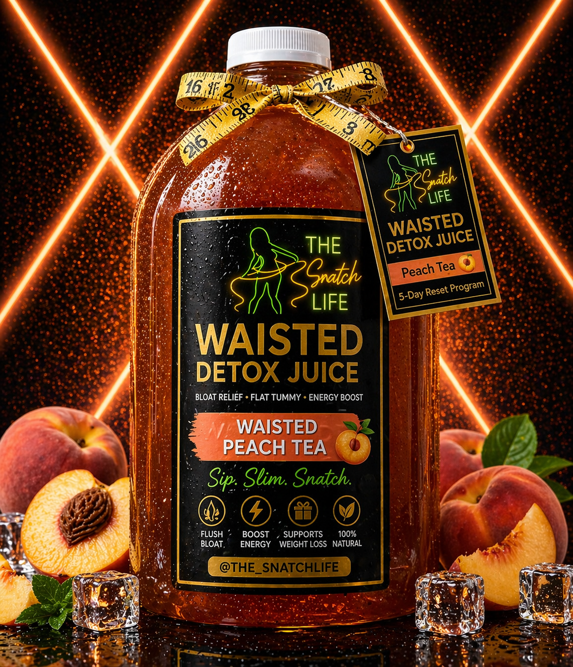 Waisted Detox – Peach Tea Refresh 🍑