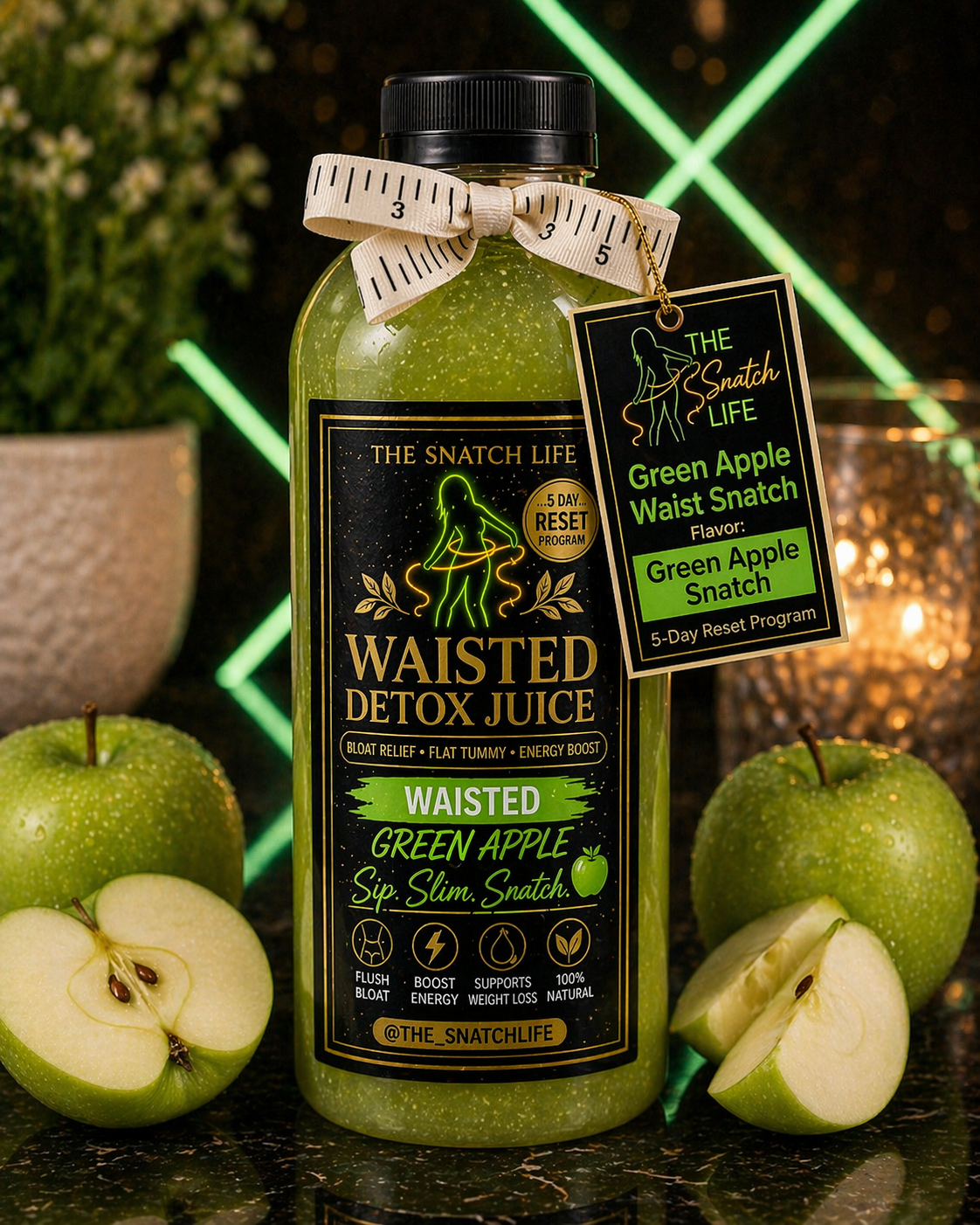 🍏 Waisted Detox – Green Apple Snatch 🍏