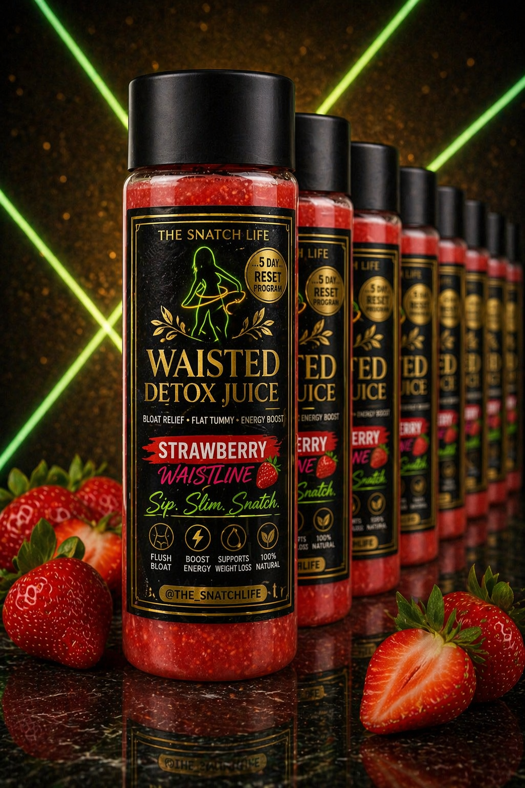 Waisted Detox – Strawberry Waistline 🍓