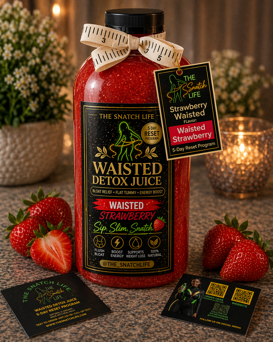 Waisted Detox – Strawberry Waistline 🍓