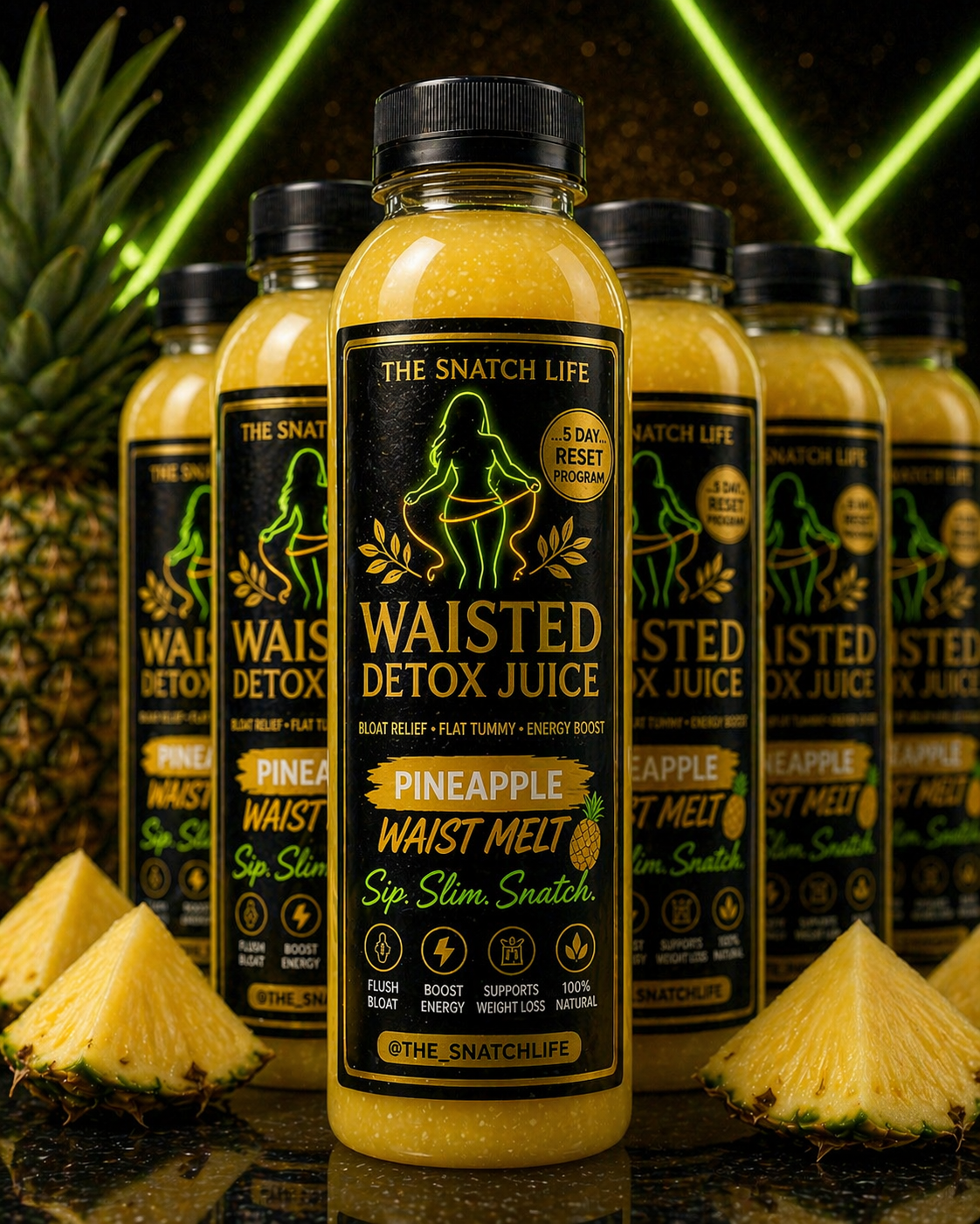 🍍 Waisted Detox – Pineapple Waist Melt 🍍
