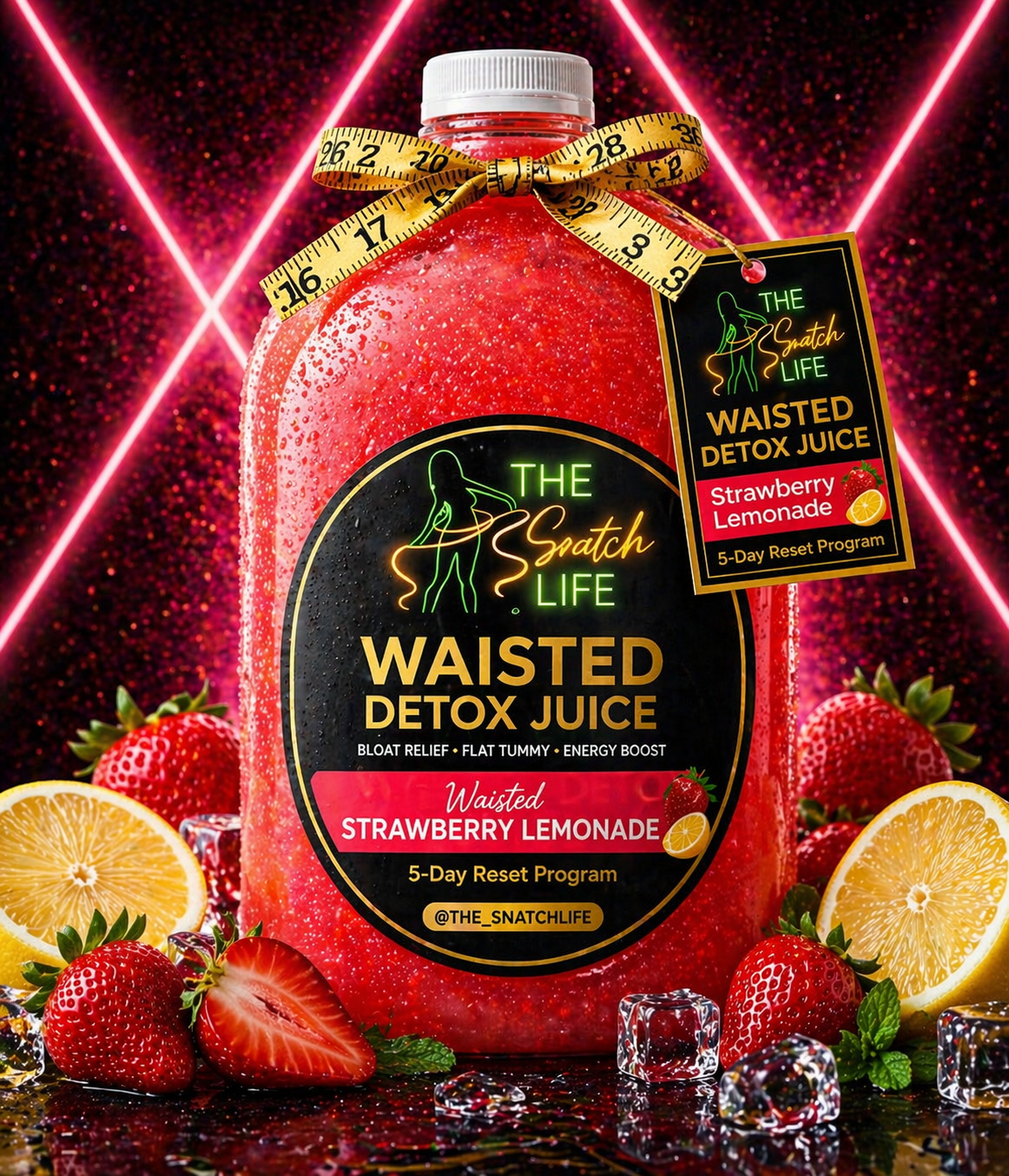 Waisted Detox – Strawberry Lemonade Slim 🍓🍋